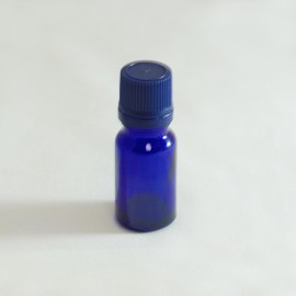 Bottle 10 ml Glass Cobalt Blue 18mm with Dropper insert & Blue Cap